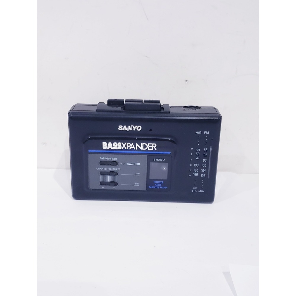 Vintage Sanyo MGR79 Stereo AM/FM Radio Cassette Player BassXpander